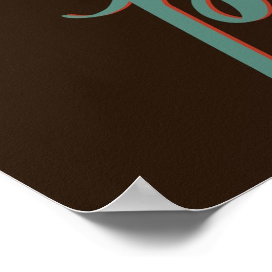 放射モダン陽性引用文おもしろい感度 ポスター (角)