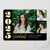 放射モーメントホイルの招待状ホイル 箔招待状 (正面)