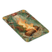 放射ユール（キリスト降誕祭）と冬至大型磁石 マグネット (右側)