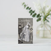 放射ヴィンテージの花嫁 名刺 (スタンド正面)