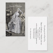 放射ヴィンテージの花嫁 名刺 (正面/裏面)