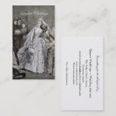 放射ヴィンテージの花嫁 名刺 (正面/裏面)