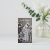 放射ヴィンテージの花嫁 名刺 (スタンド正面)