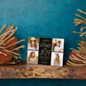 放射光格子編集可能カラー卒業プラーク フォトプラーク (側面)