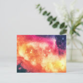 放射光輝の宇宙星雲 ポストカード (スタンド正面)