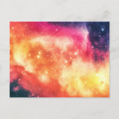 放射光輝の宇宙星雲 ポストカード (正面)