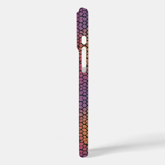 放射六角形スペクトル Case-Mate iPhoneケース (裏面 / 左)