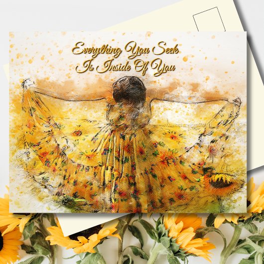 放射内部強度感動的 ポストカード