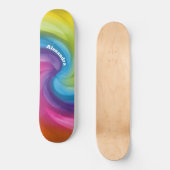 放射勾配 スケートボード (正面)