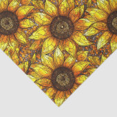 放射型ひまわりステンドグラス 薄葉紙 (詳細)