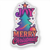 放射型クリスマス融合 シール (正面)