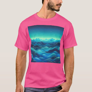放射尾根アクティブ Tシャツ