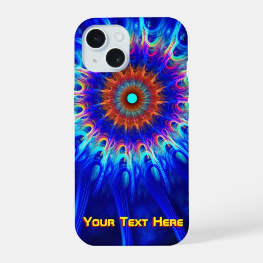放射層 iPhone 15ケース (裏面)