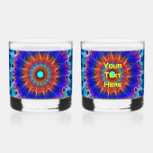 放射帯 ウイスキーグラス (正面)