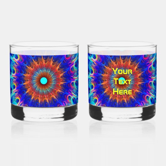 放射帯 ウイスキーグラス (正面)