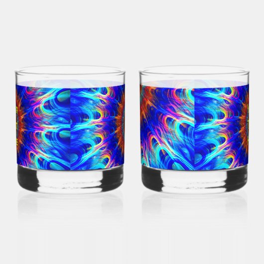 放射帯 ウイスキーグラス (右)