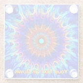 放射帯 ガラスコースター (裏面)