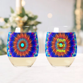 放射帯 ステムなしワイングラス