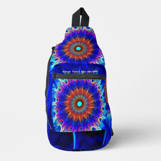 放射帯 スリングバッグ (正面)