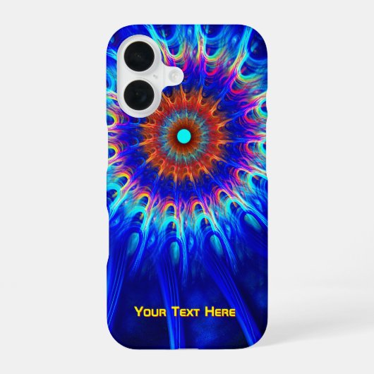 放射帯 iPhone 16ケース (裏面)