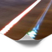 放射強力なエネルギー修復ハンドカラフルバック ポスター (角)