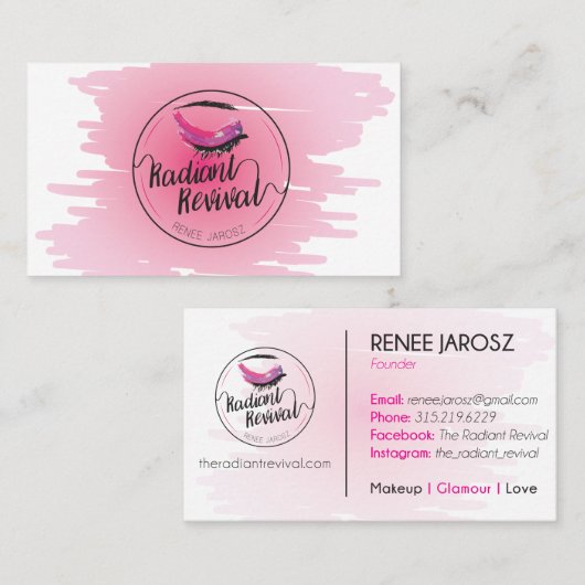 放射復活の名刺 名刺 (正面/裏面)