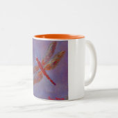 放射微光のトンボ ツートーンマグカップ (正面右)