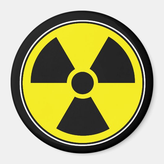 放射性おもしろい磁石液 マグネット (正面)