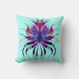 放射性かわいらし-ティール(緑がかった色) クッション