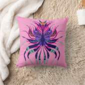 放射性かわいらし – ピンク クッション (ブランケット)