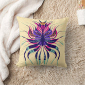 放射性かわいらし – 黄 クッション (ブランケット)