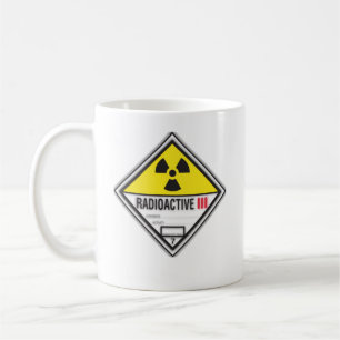 放射性の コーヒーマグカップ