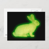 放射性ウサギ ポストカード (正面/裏面)