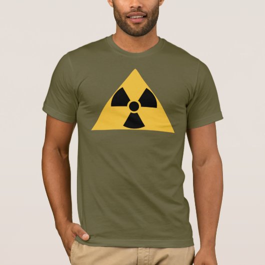 放射性エンブレムベラキャンバスTシャツ Tシャツ (正面)
