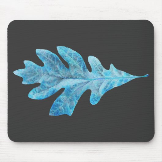 放射性カシの葉のパッド マウスパッド (正面)