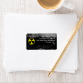 放射性グランジ記号 ラベル (インサイチュ)