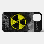 放射性グランジ記号 Case-Mate iPhoneケース (裏面 (横))