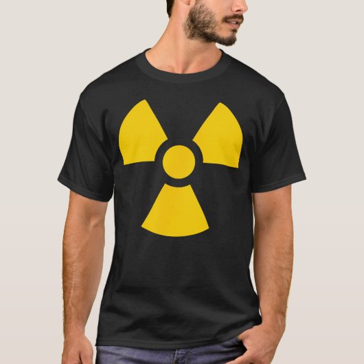 放射性シンボルノベルティシャツ Tシャツ (正面)