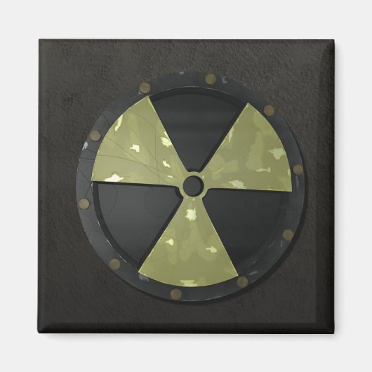 放射性シンボル マグネット (正面)