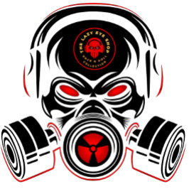 放射性スカルデザイン Tシャツ