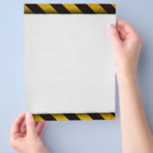 放射性スクラップブック紙（両面） チラシ (手)