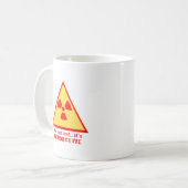 放射性ブランド コーヒーマグカップ (正面左)