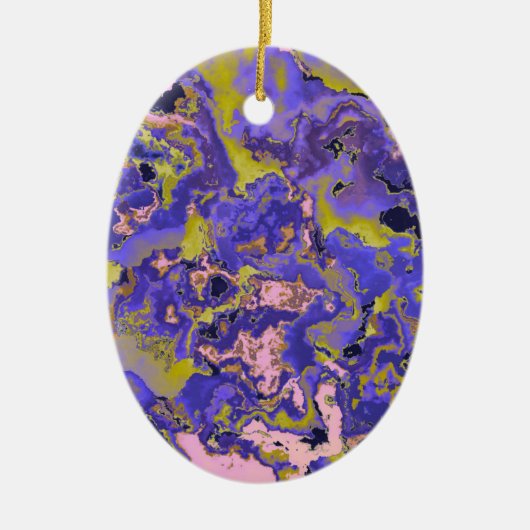 放射性大理石 セラミックオーナメント (正面)