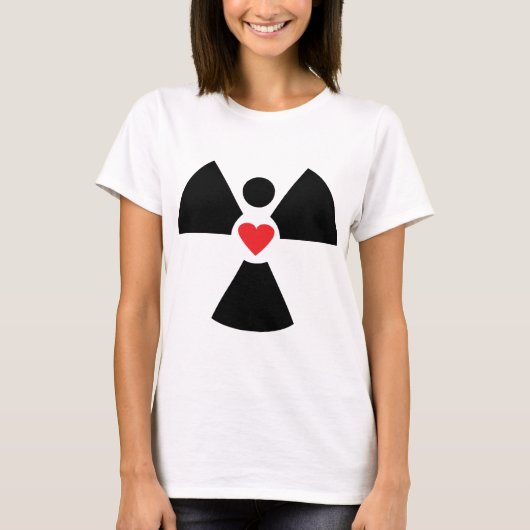 放射性天使のハート Tシャツ (正面)