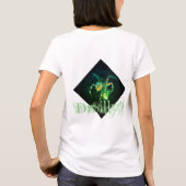 放射性市松模様にクモII Tシャツ (裏面)