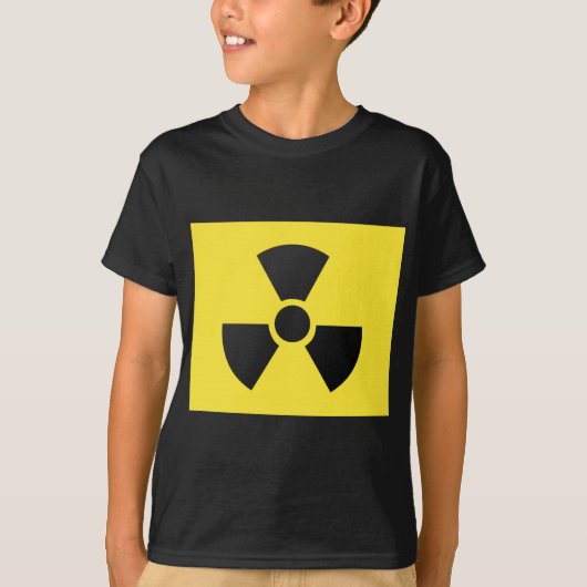 放射性標識 Tシャツ (正面)