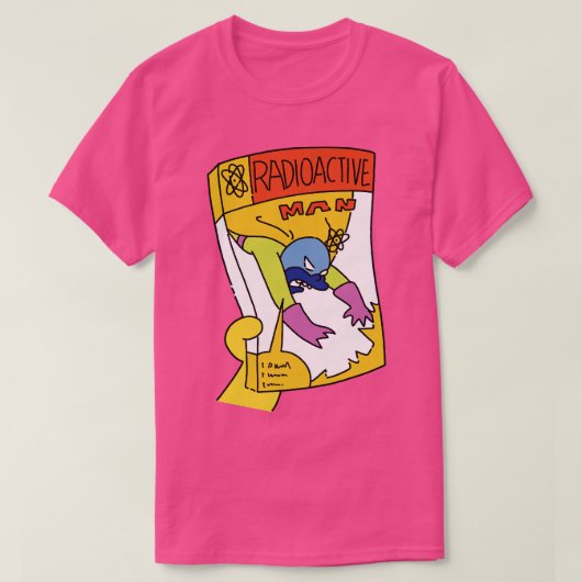 放射性物質 Tシャツ (デザイン正面)