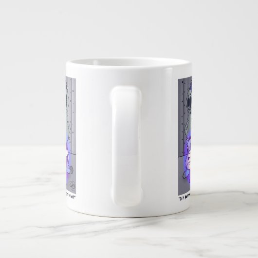 放射性特殊マグカップ ジャンボコーヒーマグカップ (裏面)