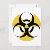 放射性生物学的災害［有害物質］ ポストカード (正面/裏面)