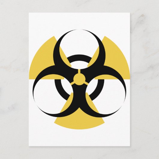 放射性生物学的災害［有害物質］ ポストカード (正面)